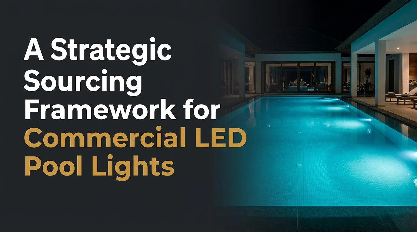 A Strategic Sourcing Framework for Commercial LED Pool Lights