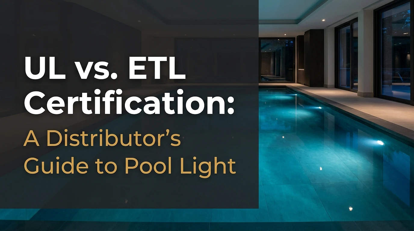 UL vs. ETL Certification: A Distributor's Guide to Pool Light Compliance
